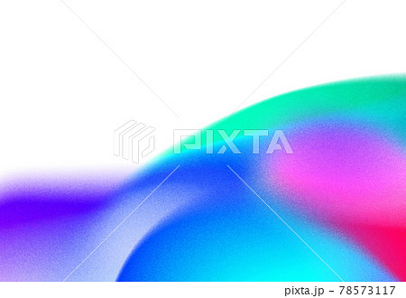 抽象的 グラデーション 粒子 粗いぼかし ネオンカラー サマー テクスチャ 夏 78573117