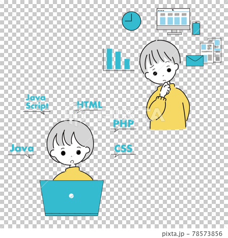 プログラミングのイラスト プログラミングのイラスト 78573856