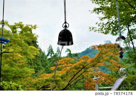 とっても良い音がする鉄の風鈴、ふくろうの寺、佐用町平福の光明寺、夏の風物詩、風鈴祭り とっても良い音がする鉄の風鈴、ふくろうの寺、佐用町平福の光明寺、夏の風物詩、風鈴祭り 78574178