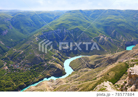 Sulak Canyon in Dagestan, Russia Sulak Canyon in Dagestan, Russia 78577884