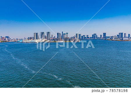 【東京の都市風景】レインボーブリッジからの東京都市眺望 78578198