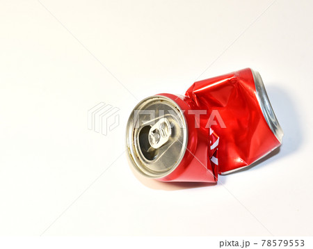 Empty crumpled can from a sweet carbonated drink. Empty crumpled can from a sweet carbonated drink. 78579553