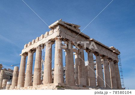 ギリシャのパルテノン神殿 78580104