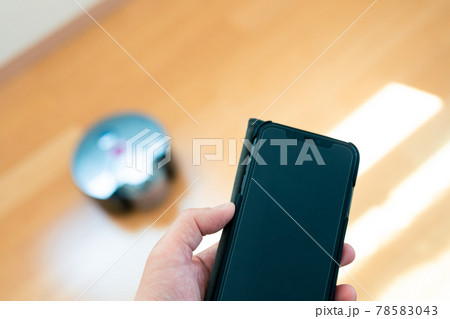 ロボット掃除機のスマホ操作 ロボット掃除機のスマホ操作 78583043