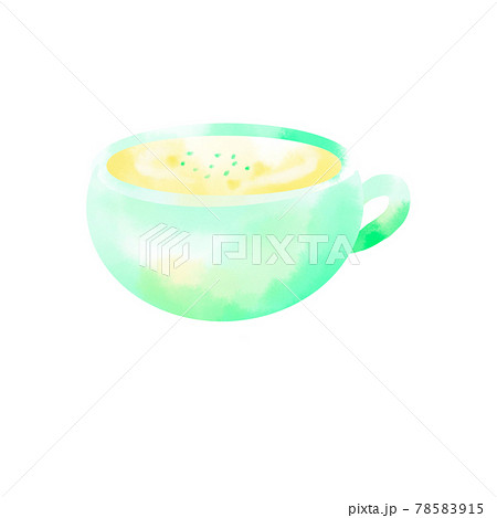 コーンスープのイラスト素材
