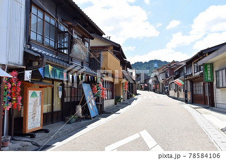 岩村城下町の町並み 78584106
