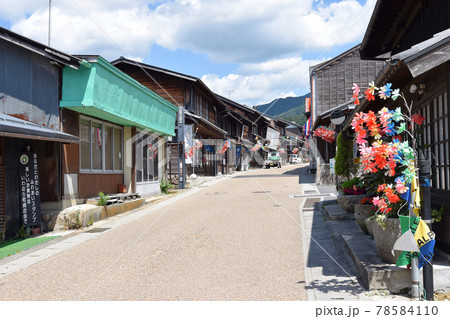 岩村城下町の町並み 78584110