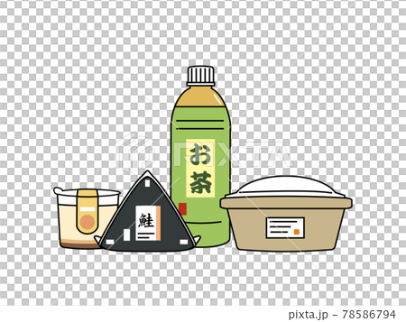 シンプルなコンビニのお弁当 イラスト素材のイラスト素材 シンプルなコンビニのお弁当 イラスト素材のイラスト素材