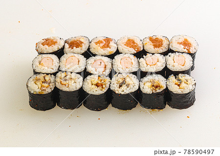 Japanese sushi and roll set Japanese sushi and roll set 78590497