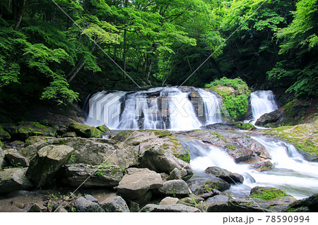 江竜田の滝(福島県・鮫川村) 江竜田の滝(福島県・鮫川村) 78590994