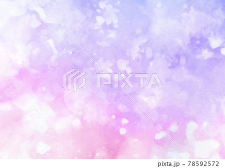幻想的な夢かわいいピンクと紫のキラキラテクスチャ背景のイラスト素材