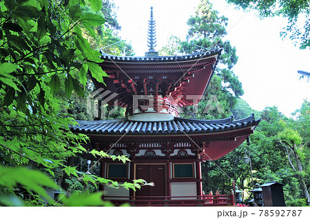 宝山寺　多宝塔 78592787