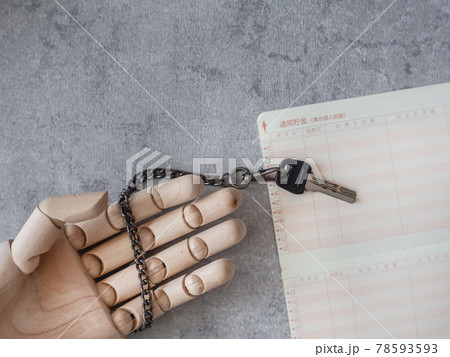 口座凍結・預金通帳・銀行口座の問題。終活や老後。セキュリティパスワード・ロック。 78593593