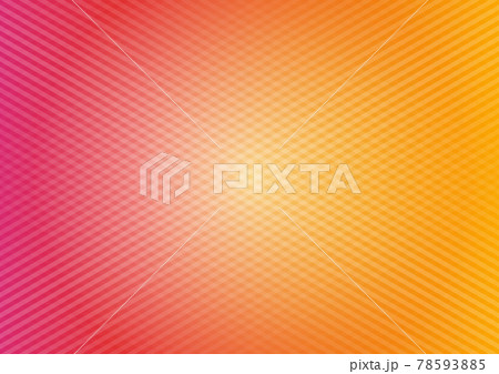 桃色と黄色の交差するストライプ柄の背景素材 桃色と黄色の交差するストライプ柄の背景素材 78593885
