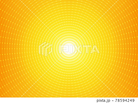 黄色の光るサークルイメージの背景素材 黄色の光るサークルイメージの背景素材 78594249