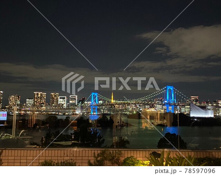 お台場のホテルからの夜景 お台場のホテルからの夜景 78597096