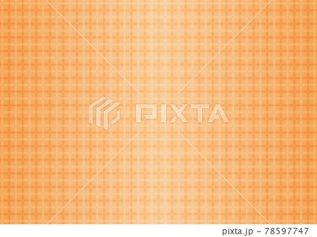 橙色の十字線のパターン模様背景 橙色の十字線のパターン模様背景 78597747