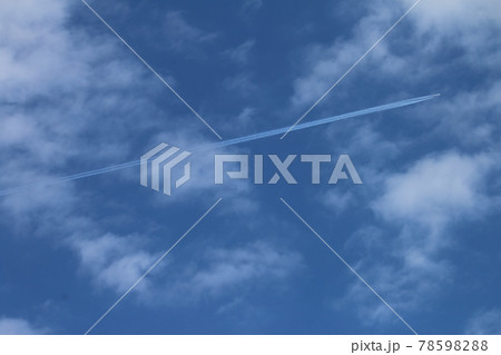 飛行機雲 飛行機雲 78598288