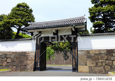 皇居外苑 江戸城桜田門 皇居外苑 江戸城桜田門 78601856