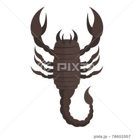 Scorpion icon, cartoon style Scorpion icon, cartoon style 78602007