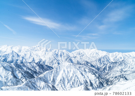 唐松岳山頂から見る劔岳と毛勝山 唐松岳山頂から見る劔岳と毛勝山 78602133