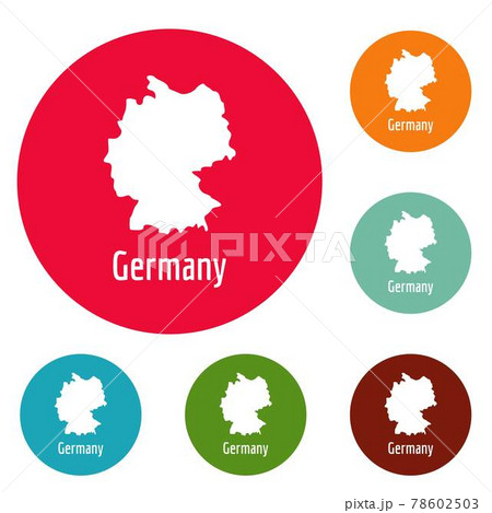 Germany map in black vector simple Germany map in black vector simple 78602503