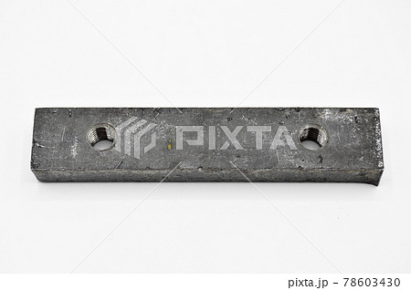 Metal iron industrial parts, tools equipment, isolated on white background 78603430
