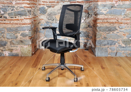 Comfortable and stylishly designed black office chair Comfortable and stylishly designed black office chair 78603734