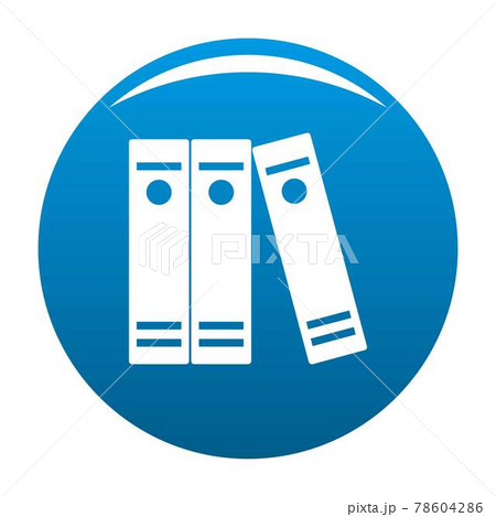 Book lawyer icon blue vector 78604286