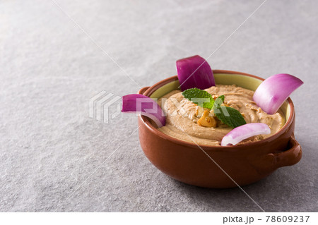 Gofio escaldado. Canarian food. Gofio escaldado. Canarian food. 78609237