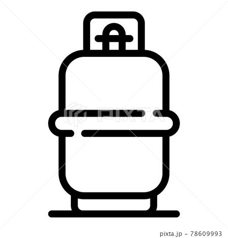 gas cylinder outline