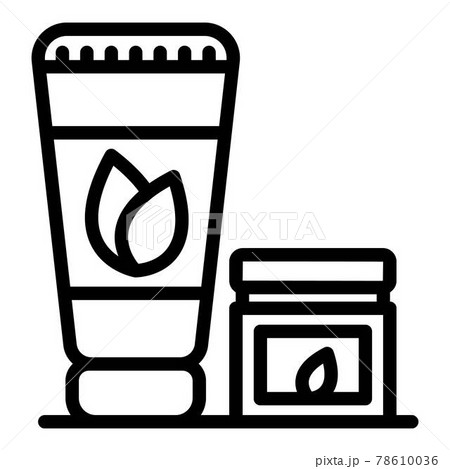 Bath tincture of eucalyptus icon, outline style 78610036