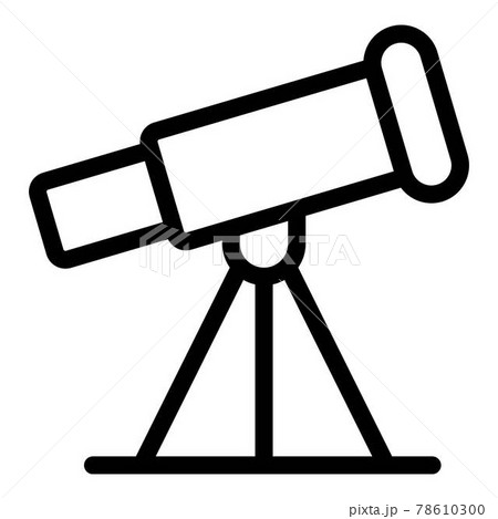 Space telescope icon, outline style Space telescope icon, outline style 78610300