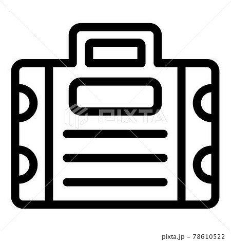 Tiler tool box icon, outline style Tiler tool box icon, outline style 78610522