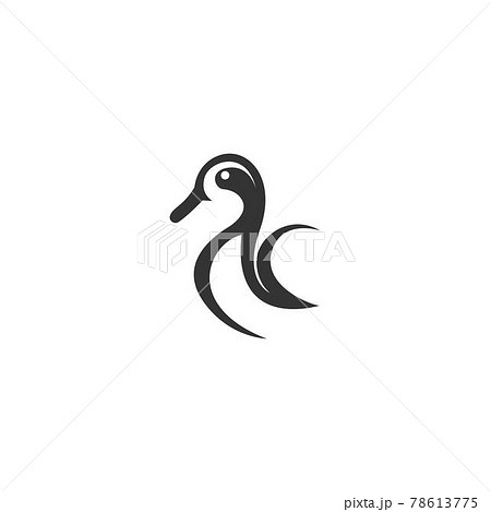 Duck icon logo design concept template illustration 78613775