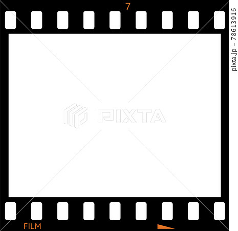 アナログ ネガフィルムのイラスト素材