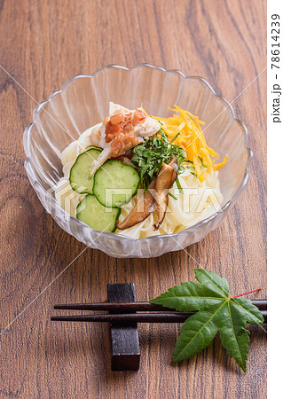 夏の味覚　そうめん 78614239