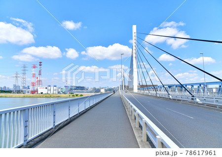 清砂大橋を葛西側より写す(東京都江戸川区)【2021.6】 78617961