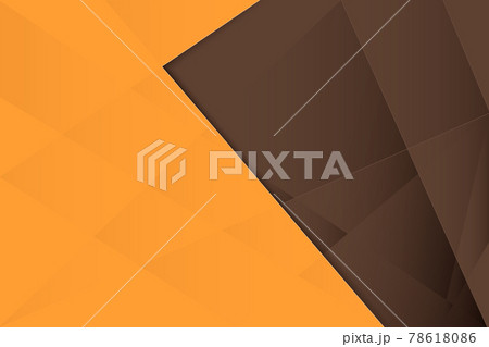 Abstract geometric repeating shape with orange and brown background. Vector illustration Abstract geometric repeating shape with orange and brown background. Vector illustration 78618086
