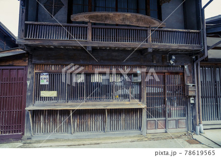 長野県塩尻市　奈良井宿の風景 78619565
