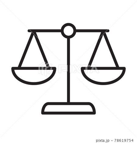 Scales line icon vector for your web design, logo, infographic, UI. illustration Scales line icon vector for your web design, logo, infographic, UI. illustration 78619754