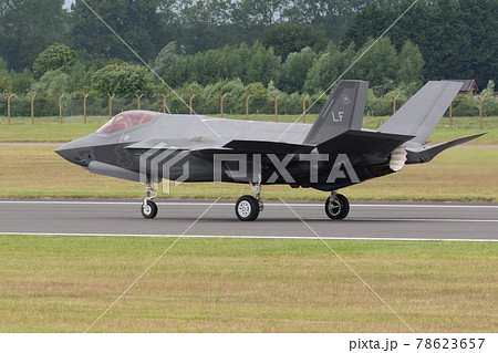アメリカ空軍F-35AライトニングⅡ着陸 78623657