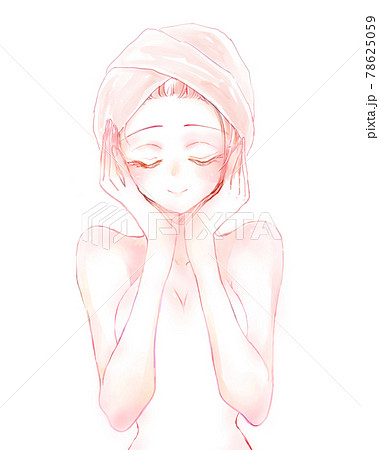 バスタイムを堪能している女性 バスタイムを堪能している女性 78625059