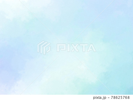 幻想的な水色と緑の淡いグラデーション背景 78625768