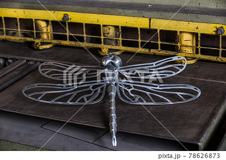 勝ち虫(ステンレス蜻蛉)ー鉄工所内風景 勝ち虫(ステンレス蜻蛉)ー鉄工所内風景 78626873