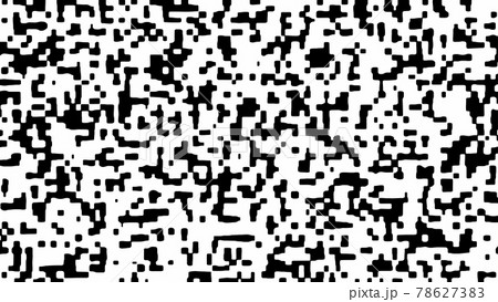 Abstract pixels background in black and white...のイラスト素材 [78627383] - PIXTA