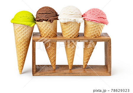 ice cream ball Stock Photo by gresei