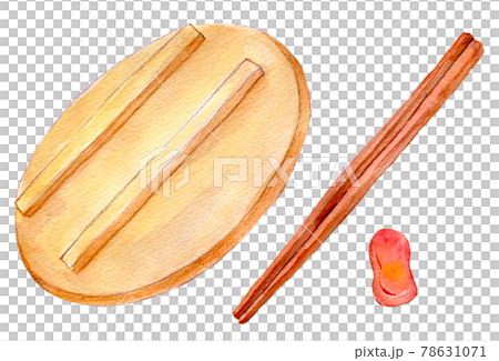 水彩插圖釜飯 水彩插圖釜飯 78631071