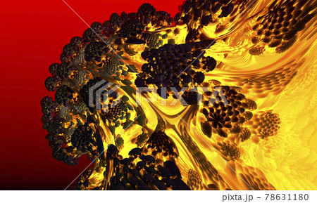 Beautiful volcanic lava tree background,...のイラスト素材 [78631180] - PIXTA