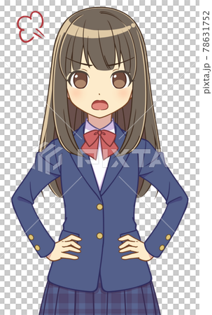 Angry blazer girl 78631752